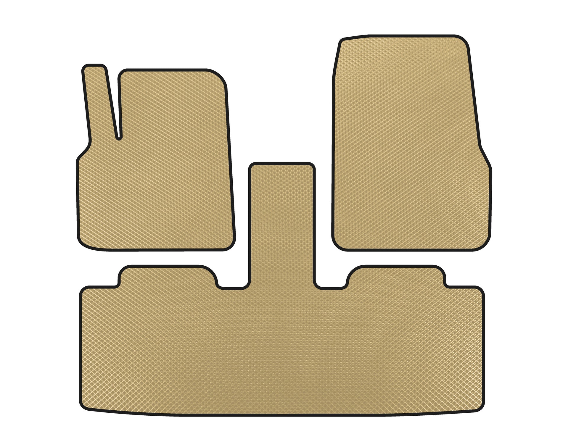 EVA Floor Mats (2 Rows, 7-Seater, Beige) for Renault Espace 2002-2014 - image 1