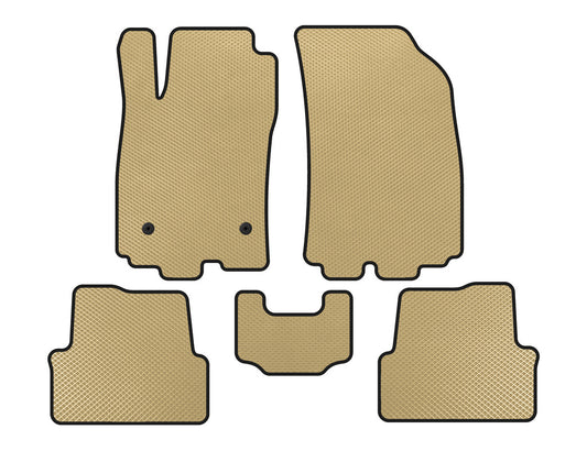 EVA Floor Mats (HB, Beige) for Chevrolet Sonic 2011-2022 - image 1