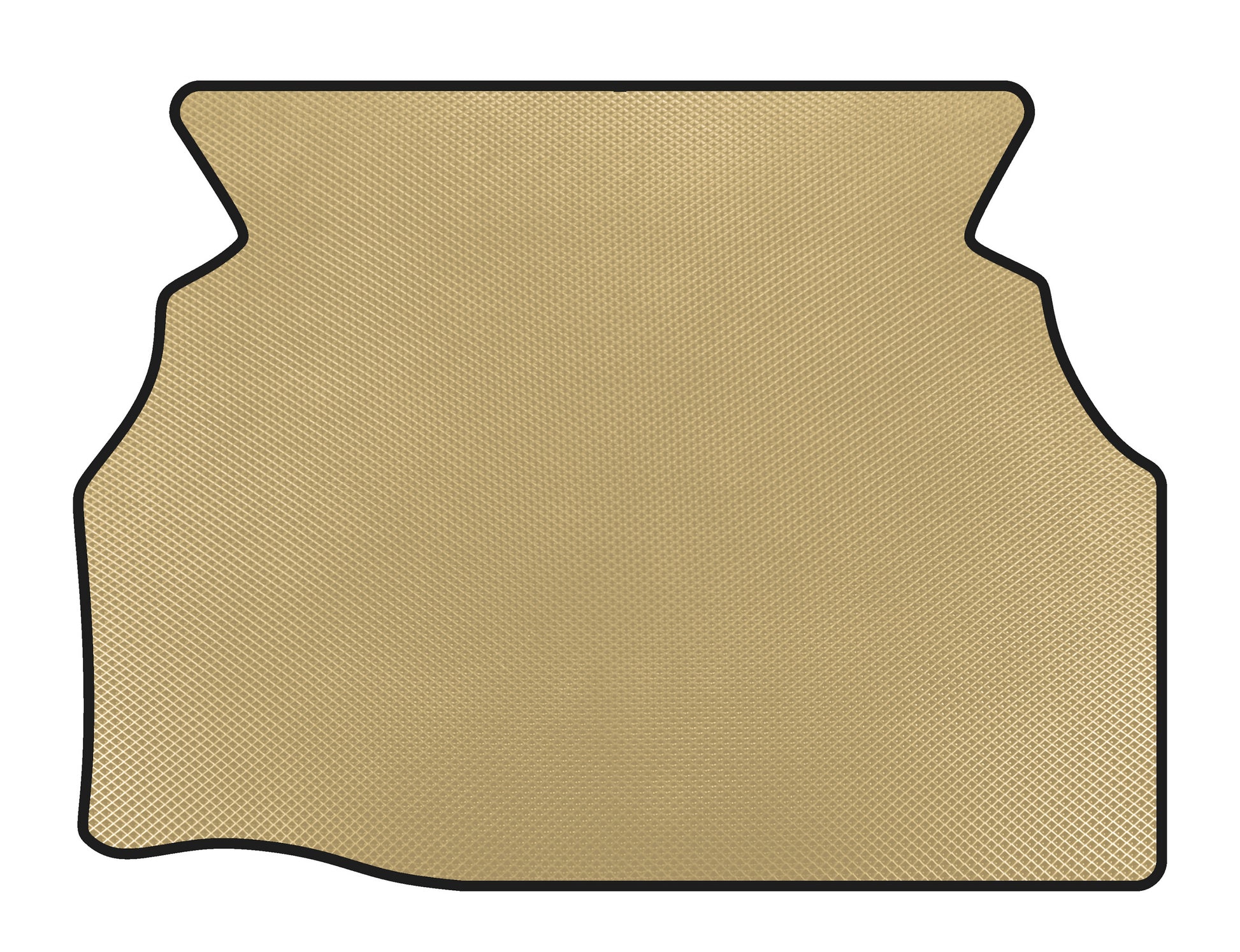 Trunk mat (Coupe, Beige) for Mercedes C-class W203 2000-2007 - image 1