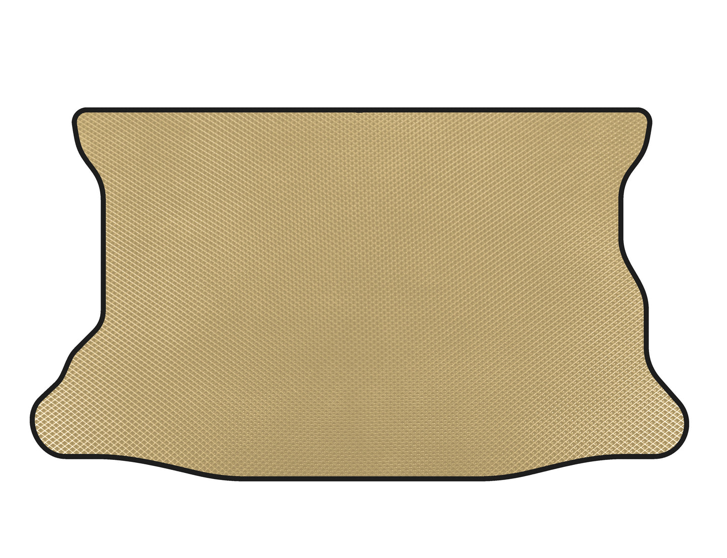 Trunk mat (2001-2008, HB, Beige) for Honda FIT/Jazz 2002-2008 - image 1