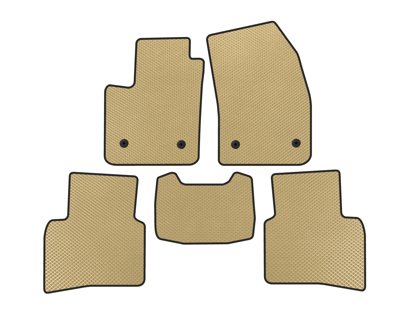 EVA Floor Mats (Beige) for Cadillac XT4 2018- - image 1