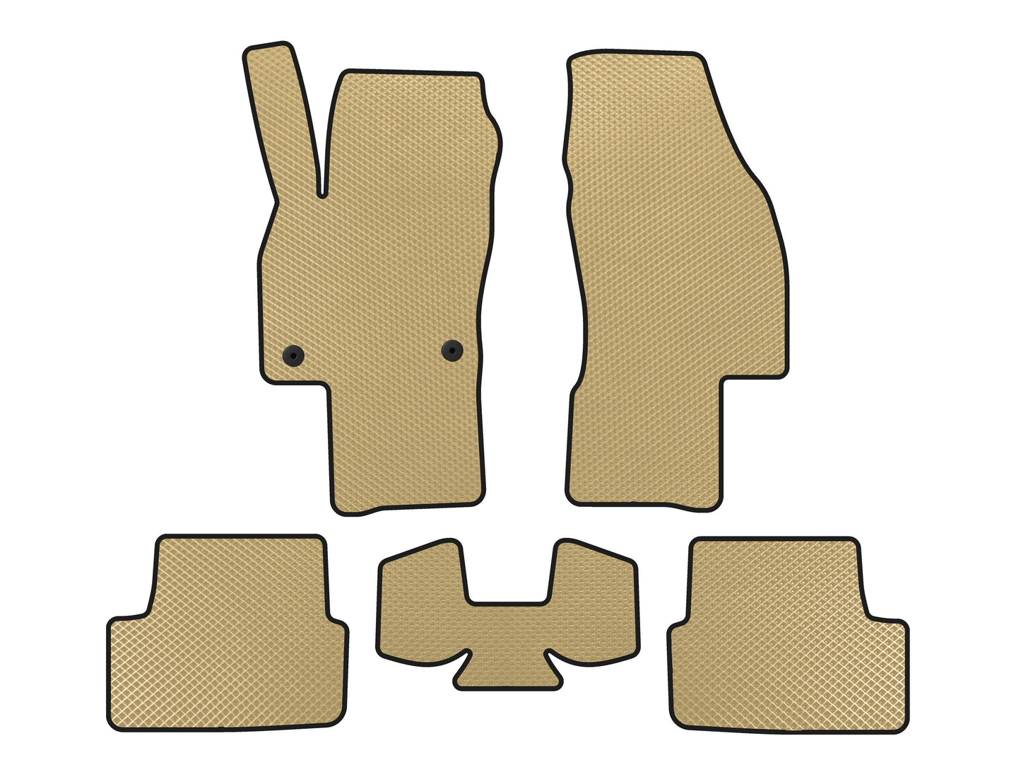 EVA Floor Mats (Beige) for Seat Arona 2017- - image 1