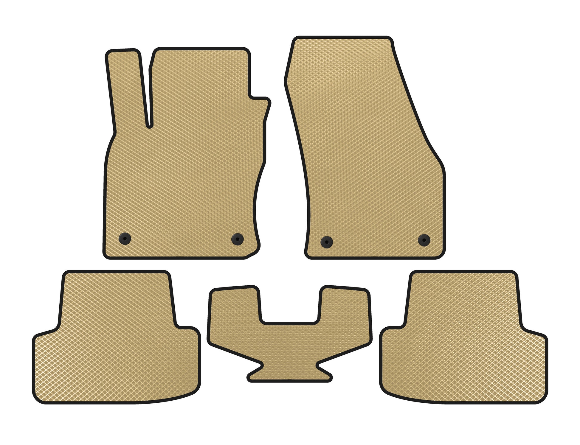 EVA Floor Mats (Beige) for Seat Ateca 2016- - image 1