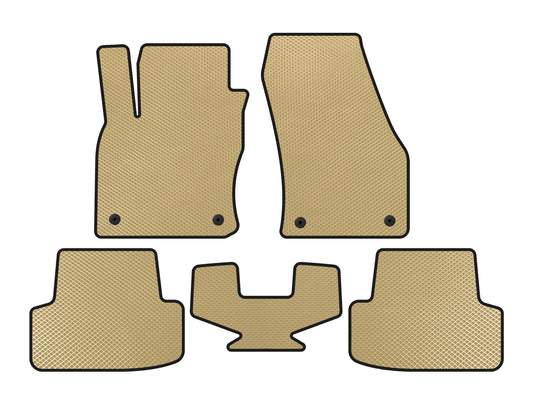 EVA Floor Mats (Beige) for Seat Ateca 2016- - image 1