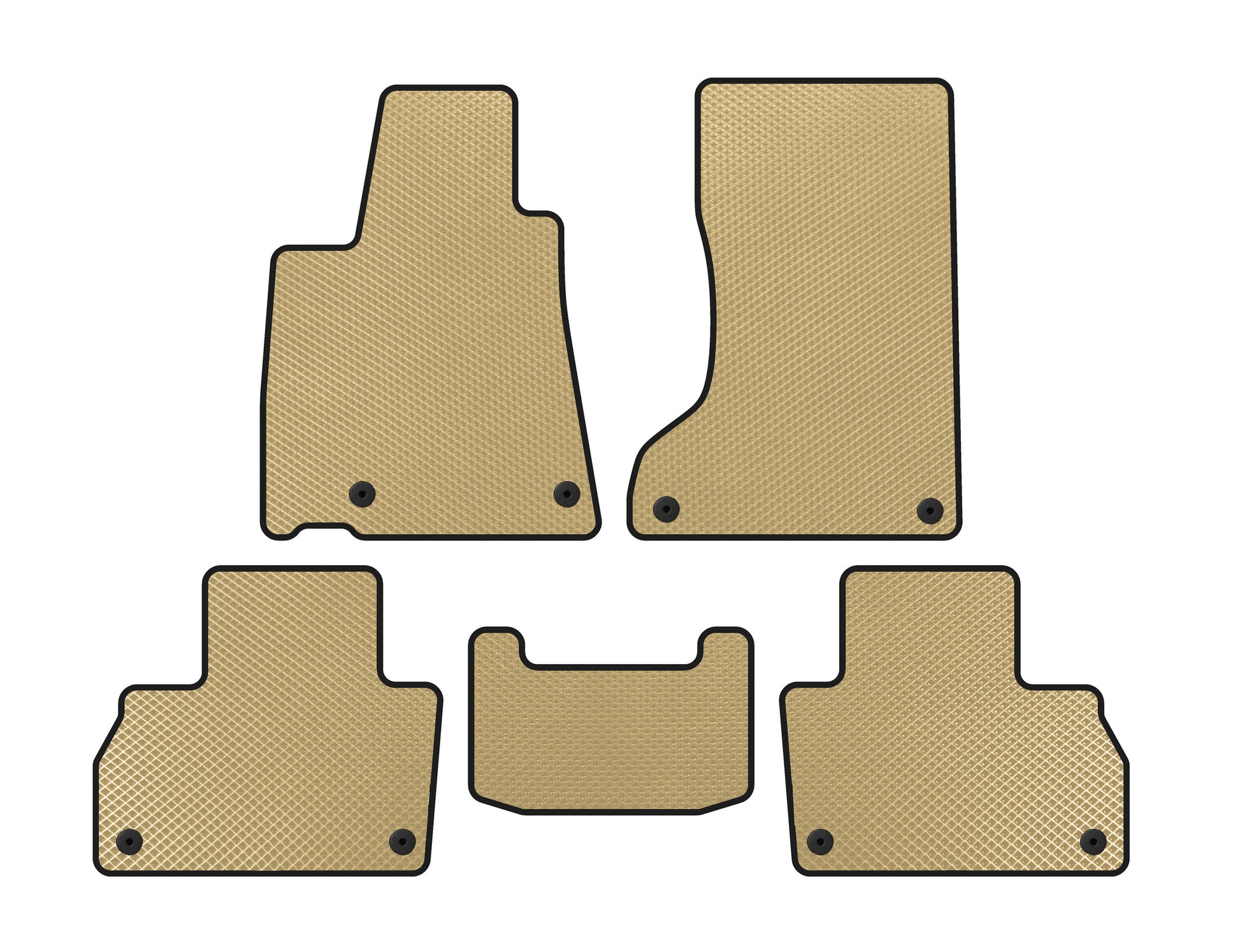 EVA Floor Mats (Beige) for Maserati Levante 2016- - image 1