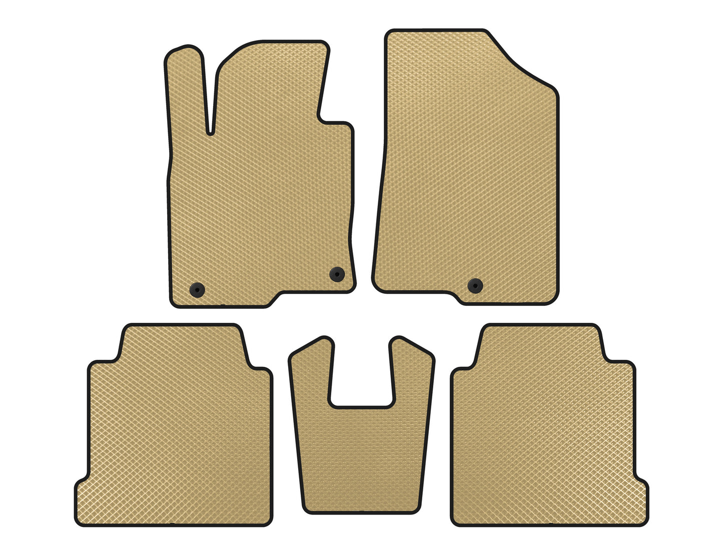 EVA Floor Mats (Beige) for Kia Cadenza 2016- - image 1