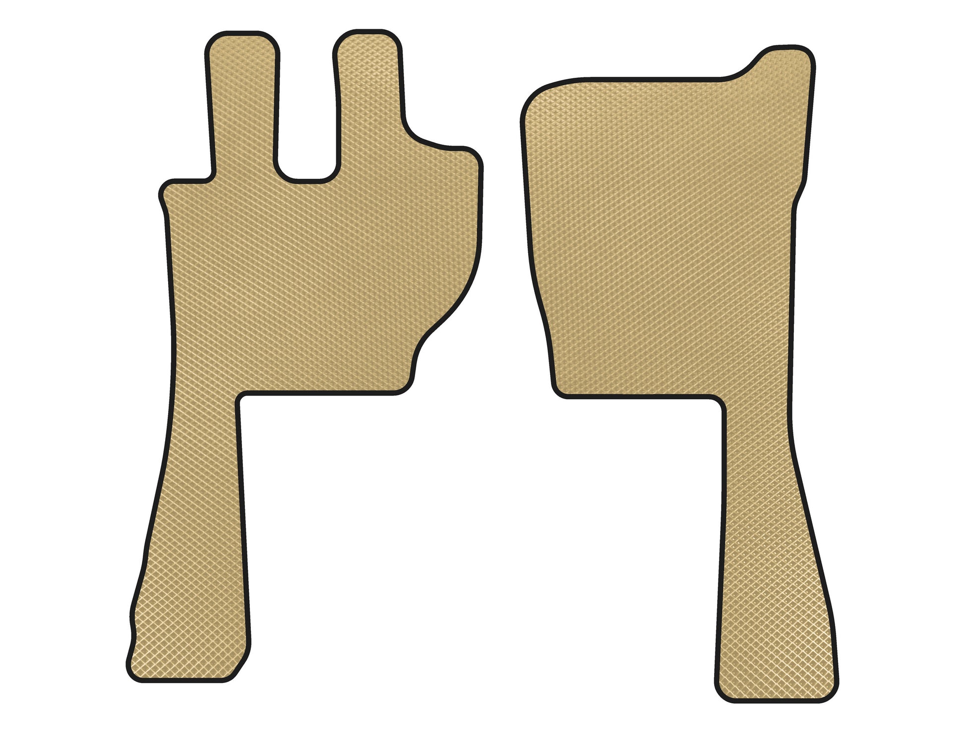EVA Floor Mats (Beige) for Volvo FH 2012– - image 1