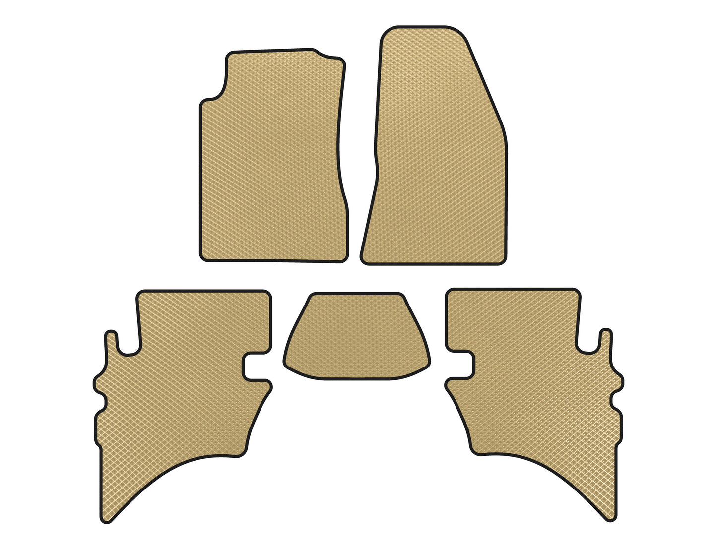 EVA Floor Mats (Beige) for Ford Ranger 2002-2006 - image 1