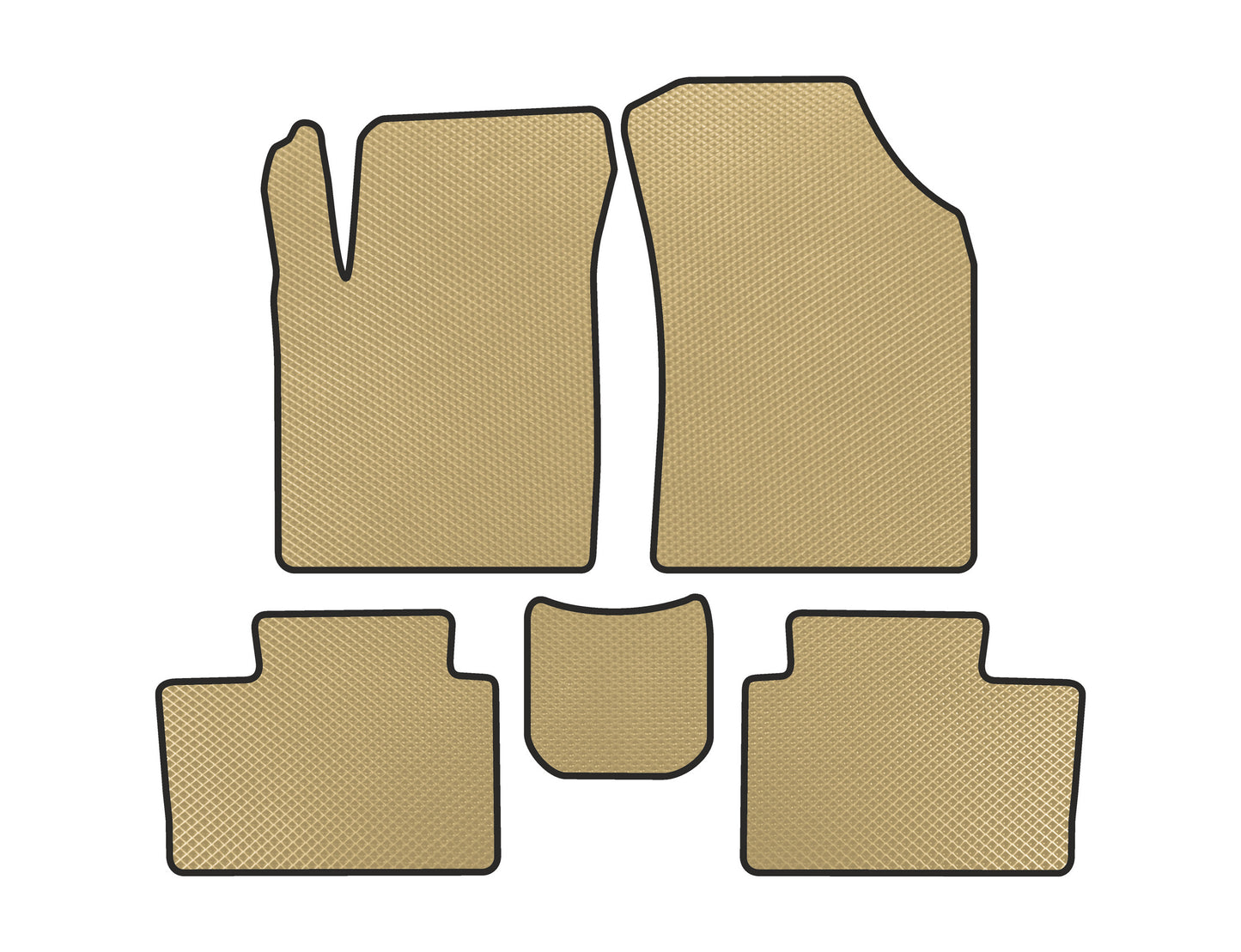 EVA Floor Mats (Beige) for JAC iEV7S 2017-2023 - image 1