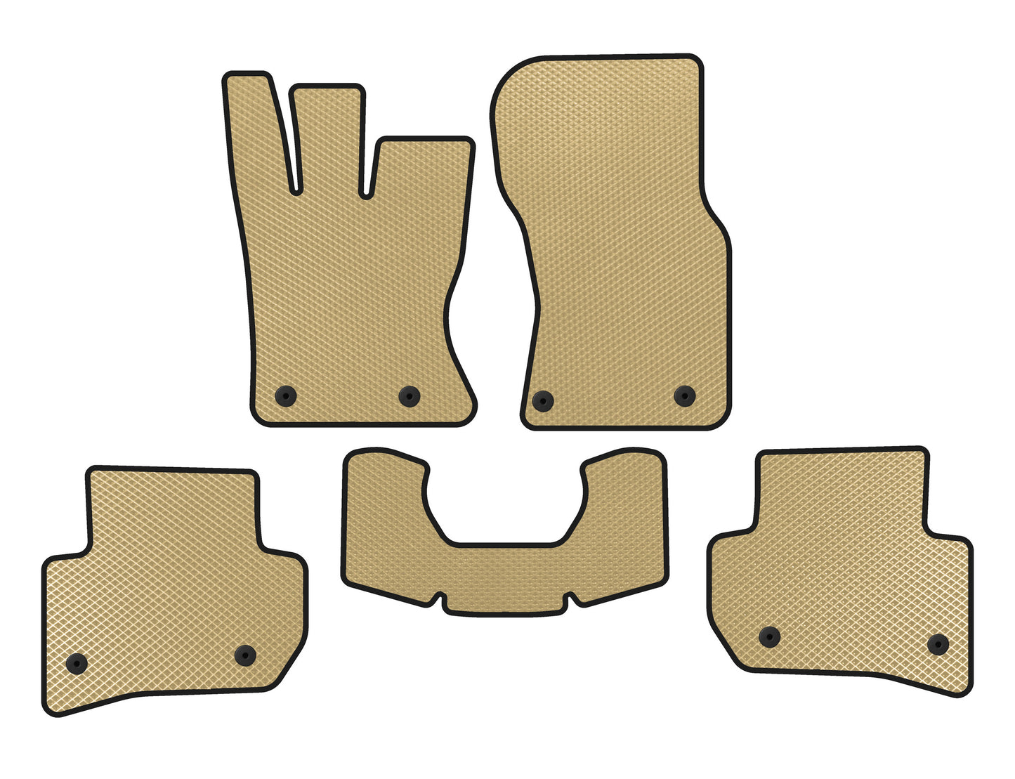 EVA Floor Mats (Beige) for Jaguar F-PACE 2016- - image 1