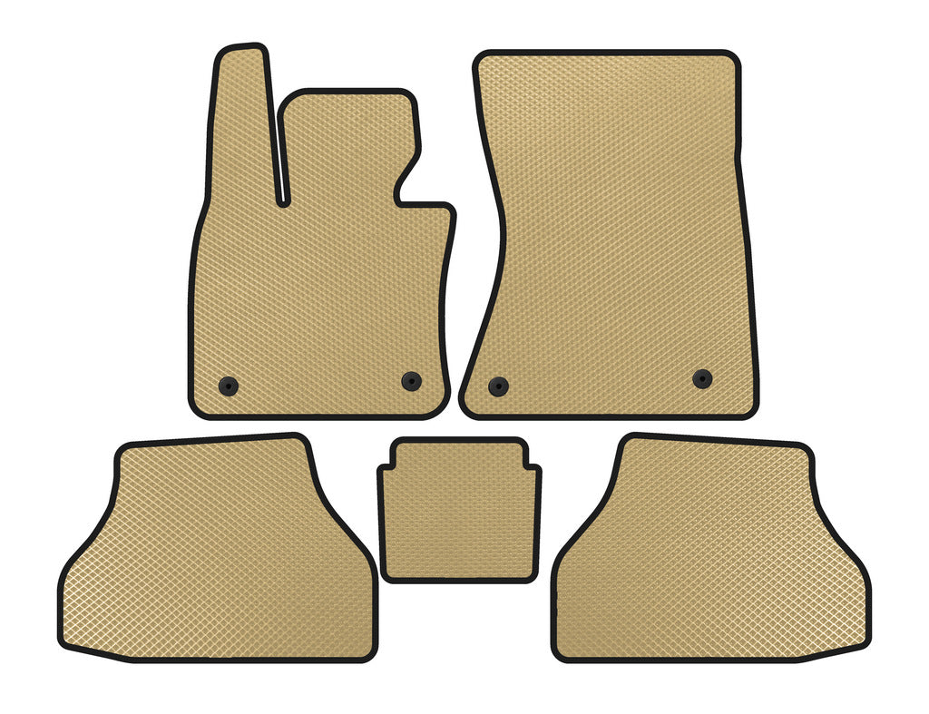 EVA Floor Mats V2 (Beige) for BMW X6 E71 2008-2014 - image 1