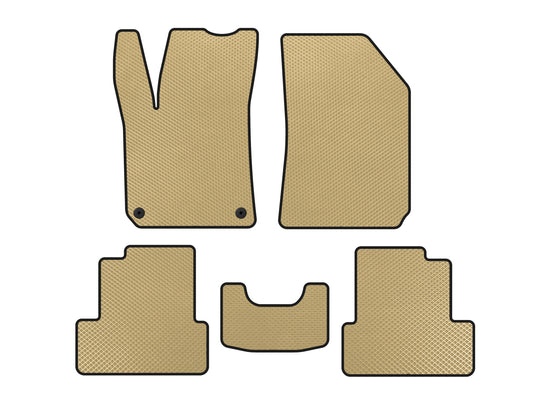 EVA Floor Mats (Beige) for Peugeot 308 2014-2021 - image 1