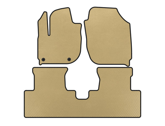 EVA Floor Mats (Electro, Beige) for Honda X-NV/Ciimo X-NV 2019- - image 1