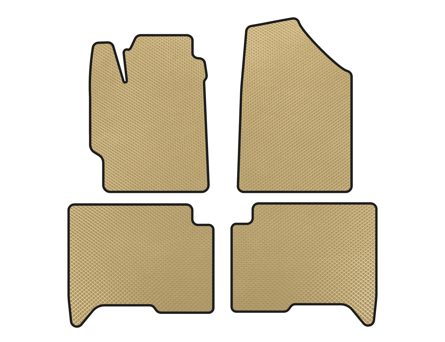 EVA Floor Mats (SD, Beige) for Great Wall Voleex C30 2010-2016 - image 1