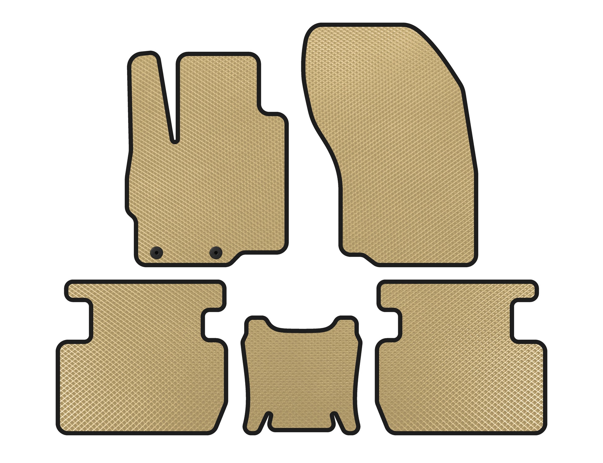 EVA Floor Mats (Beige) for Mitsubishi Outlander 2021- - image 1