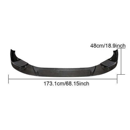 Front Bumper Lip V2 for F98 2018-2021, Carbon for BMW X4 G02 2018- - image 11