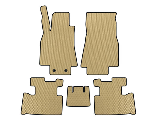 EVA Floor Mats (2004-2008, Hatchback, 5-Door, Beige) for Mercedes A-сlass W169 2004-2012 - image 1