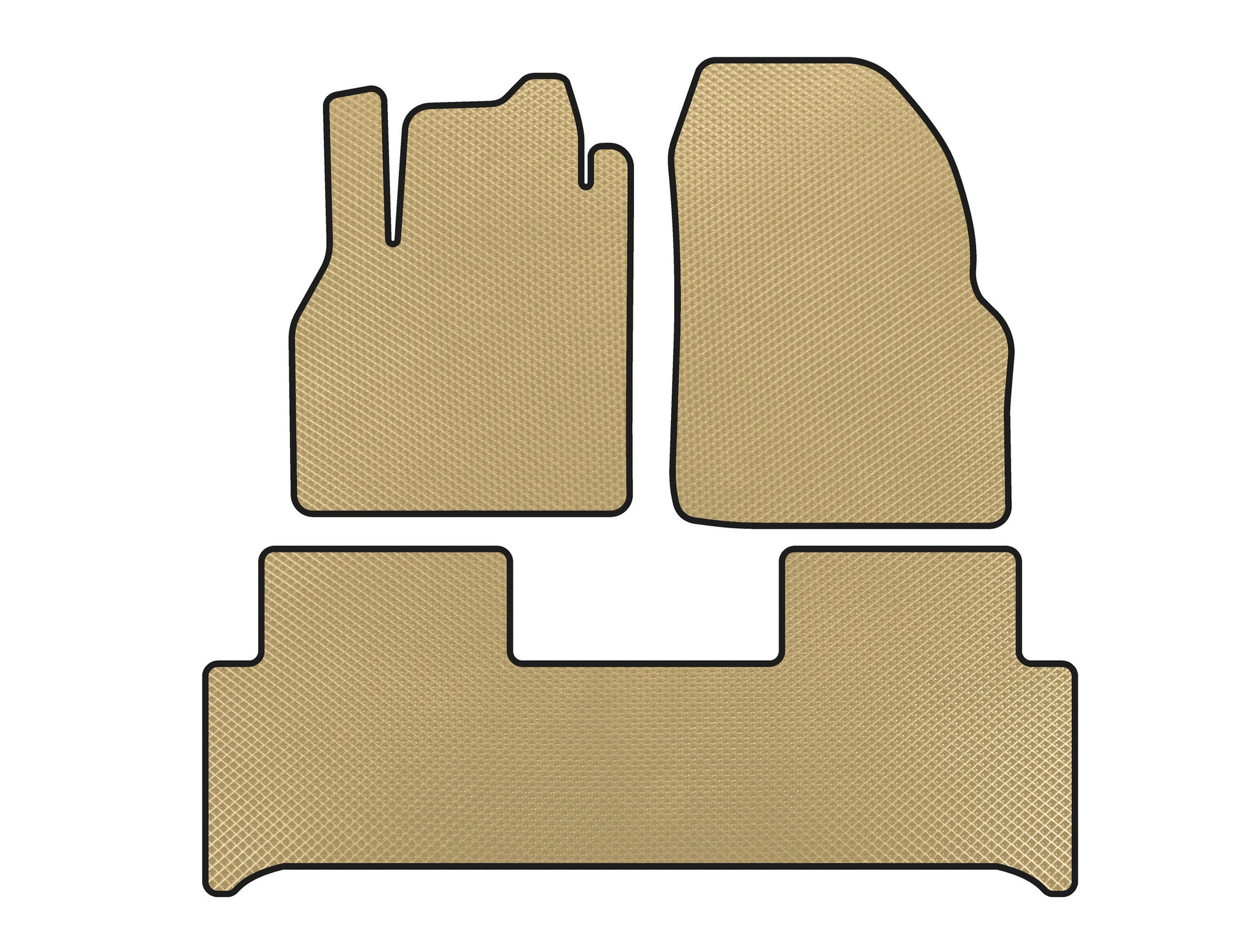 EVA Floor Mats (Beige) for Renault Scenic/Grand 2003-2009 - image 1