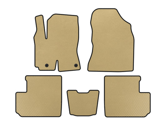 EVA Floor Mats (Beige) for Toyota Rav 4 2001-2005 - image 1