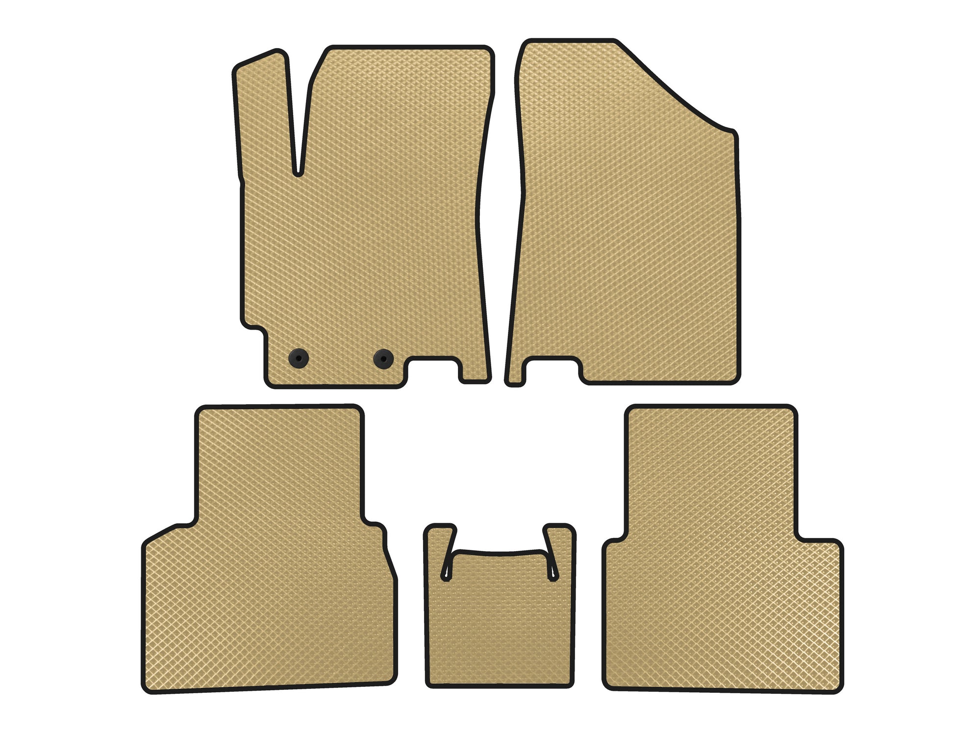 EVA Floor Mats (Beige) for JAC J7 2018- - image 1