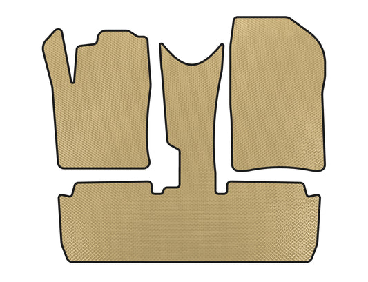 EVA Floor Mats (Pre-Facelift, Beige) for Citroen Xsara Picasso 1999-2012 - image 1