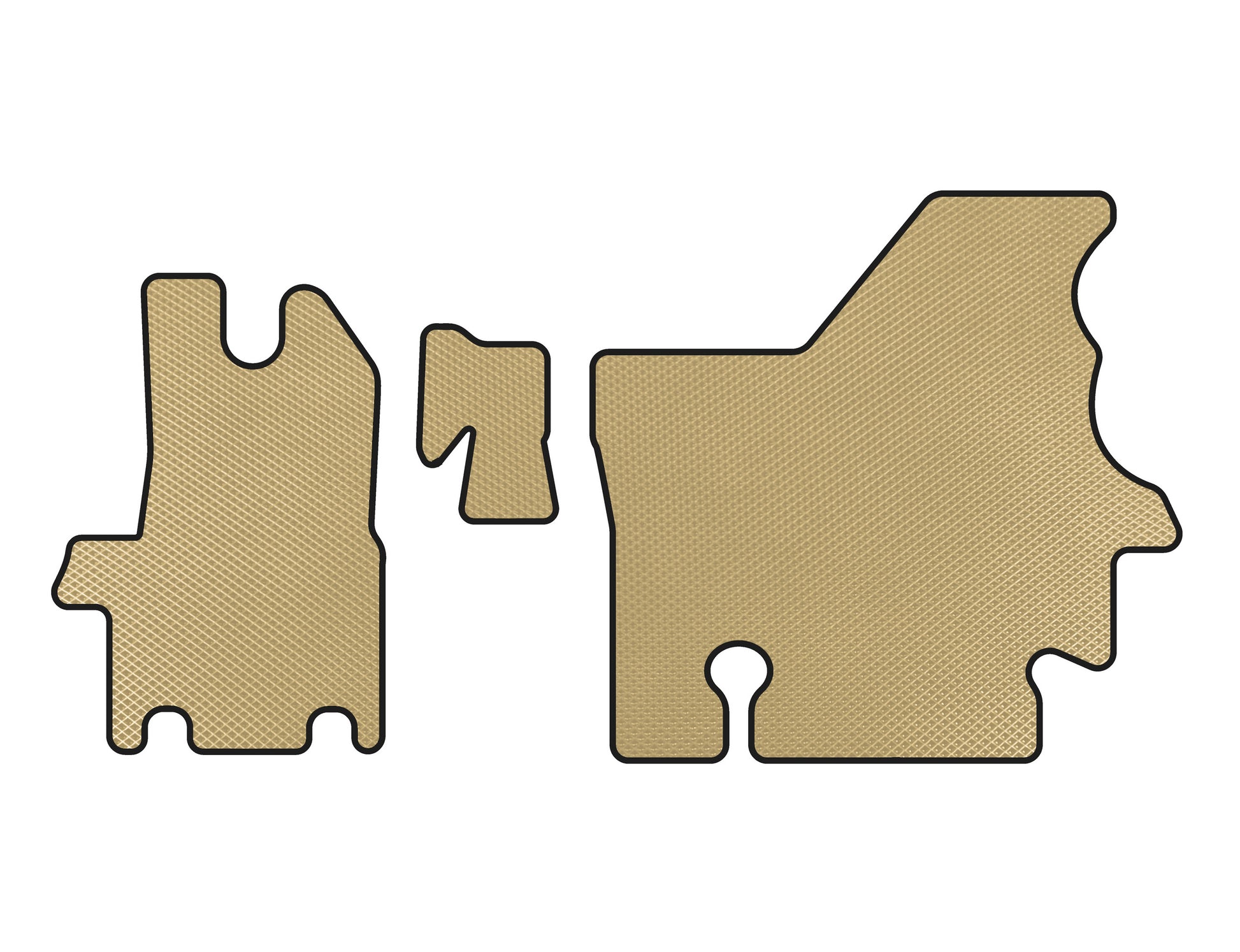 EVA Floor Mats (1998-2003, Beige) for Renault Master 1998-2010 - image 1