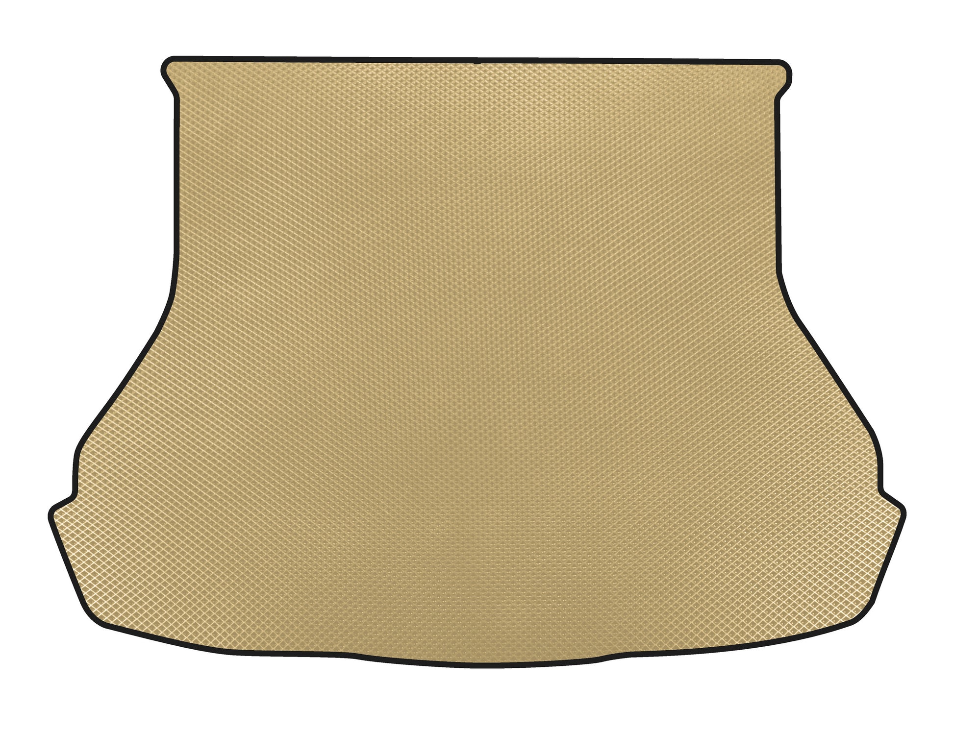 Trunk mat (2010-2013, SD, Beige) for Hyundai Elantra (MD/UD) 2011-2015 - image 1