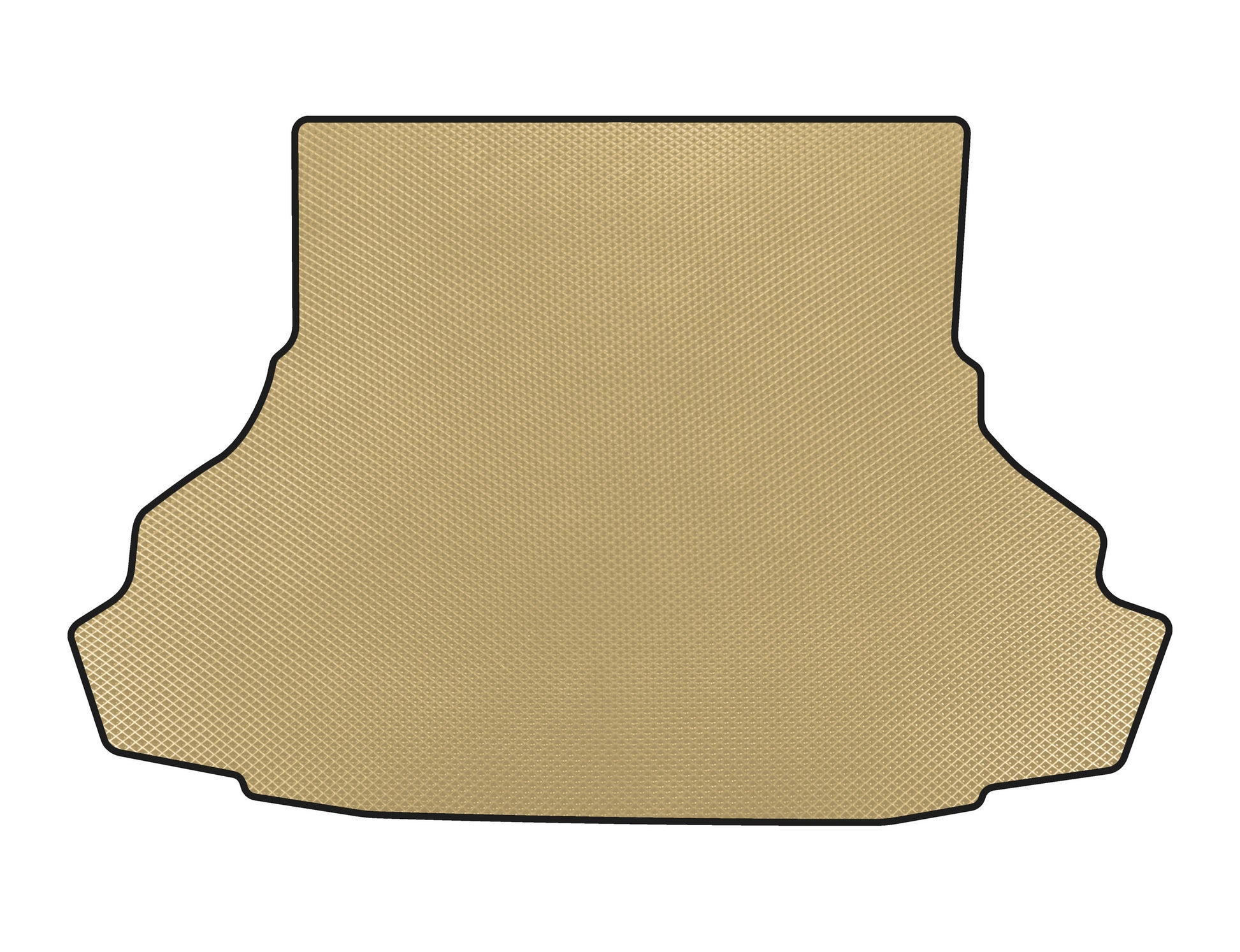 Trunk Mat (2015-2017, Convertible, USA, Beige) for Ford Mustang 2015-2023 - image 1