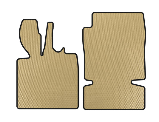 EVA floor mats (2003-2007, Coupe, Beige) for Smart 1998-2007 - image 1