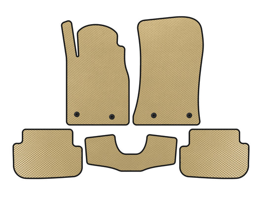 EVA Floor Mats (Beige) for Chevrolet Camaro 2009-2015 - image 1