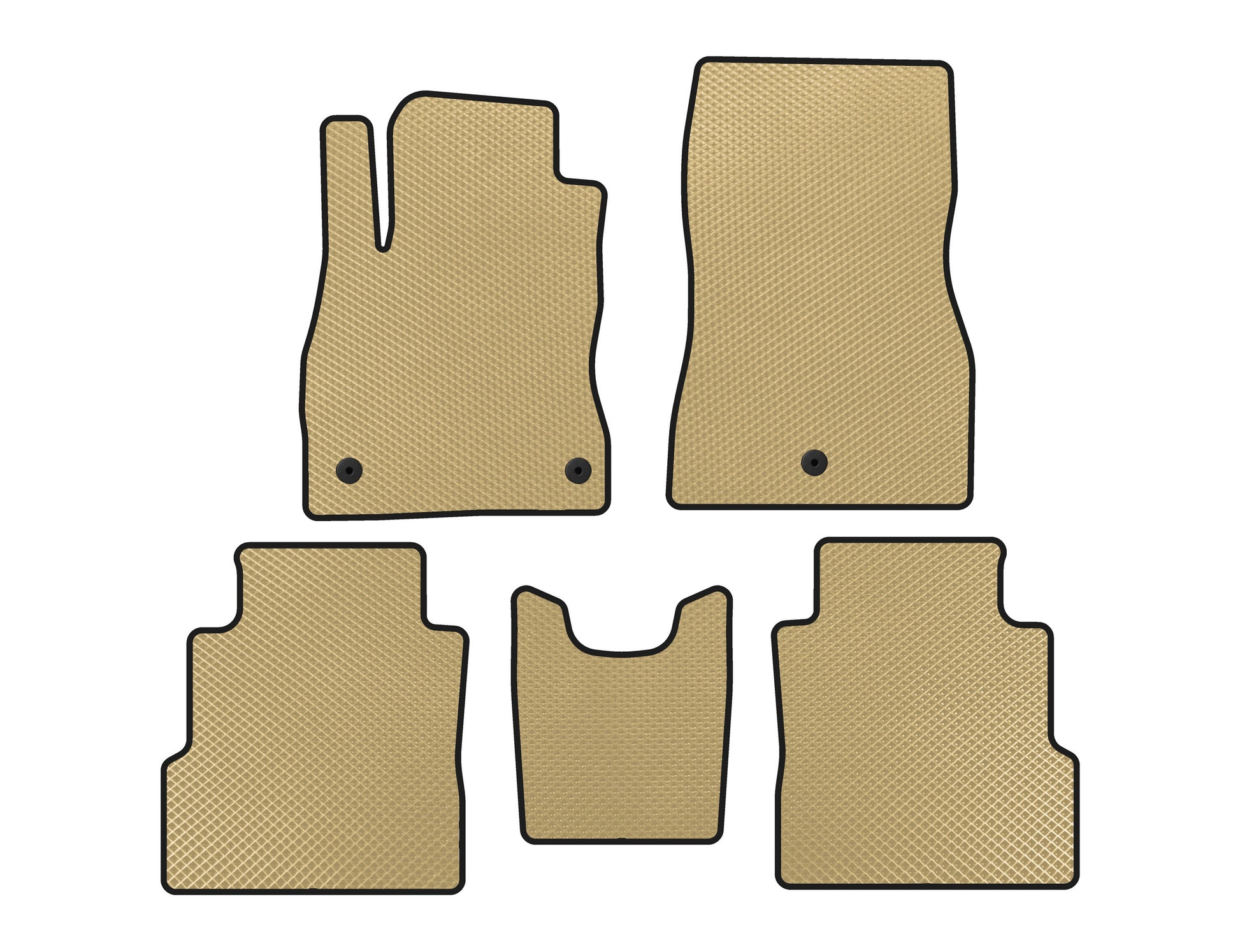 EVA Floor Mats (Beige) for Nissan Kicks 2016- - image 1