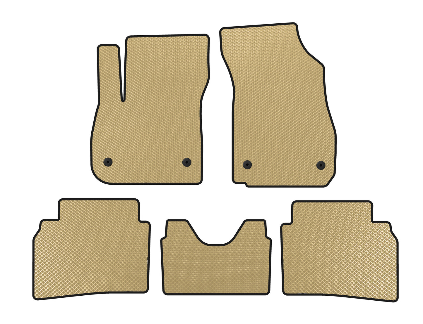 EVA Floor Mats (LB, Beige) for Opel Insignia 2017-2022 - image 1