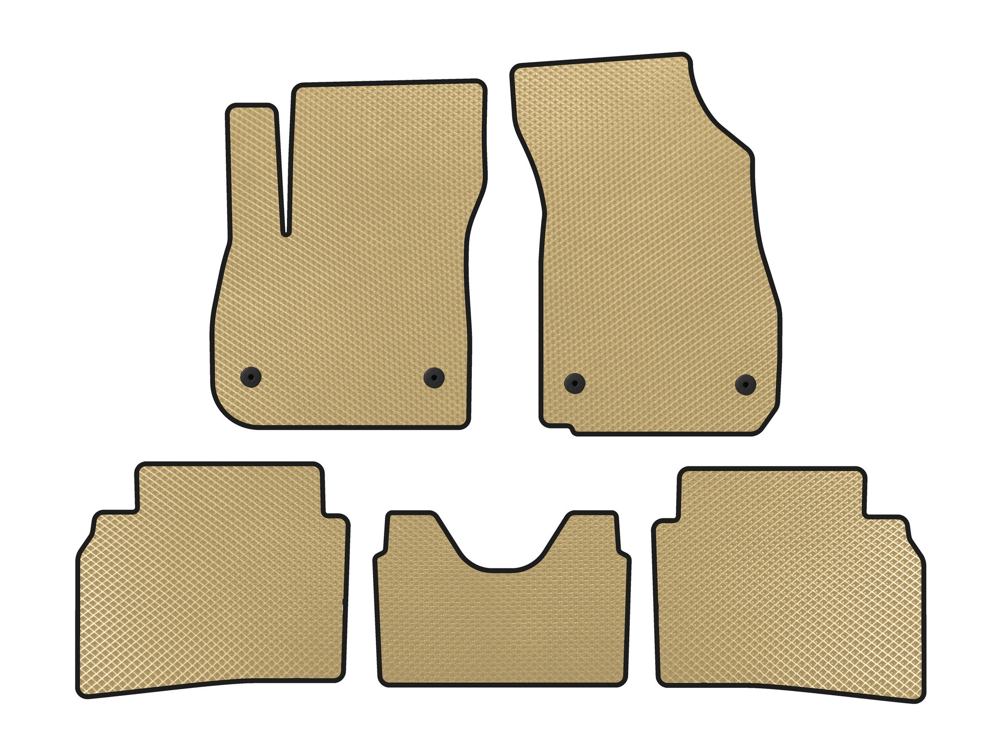 EVA Floor Mats (LB, Beige) for Opel Insignia 2017-2022 - image 1