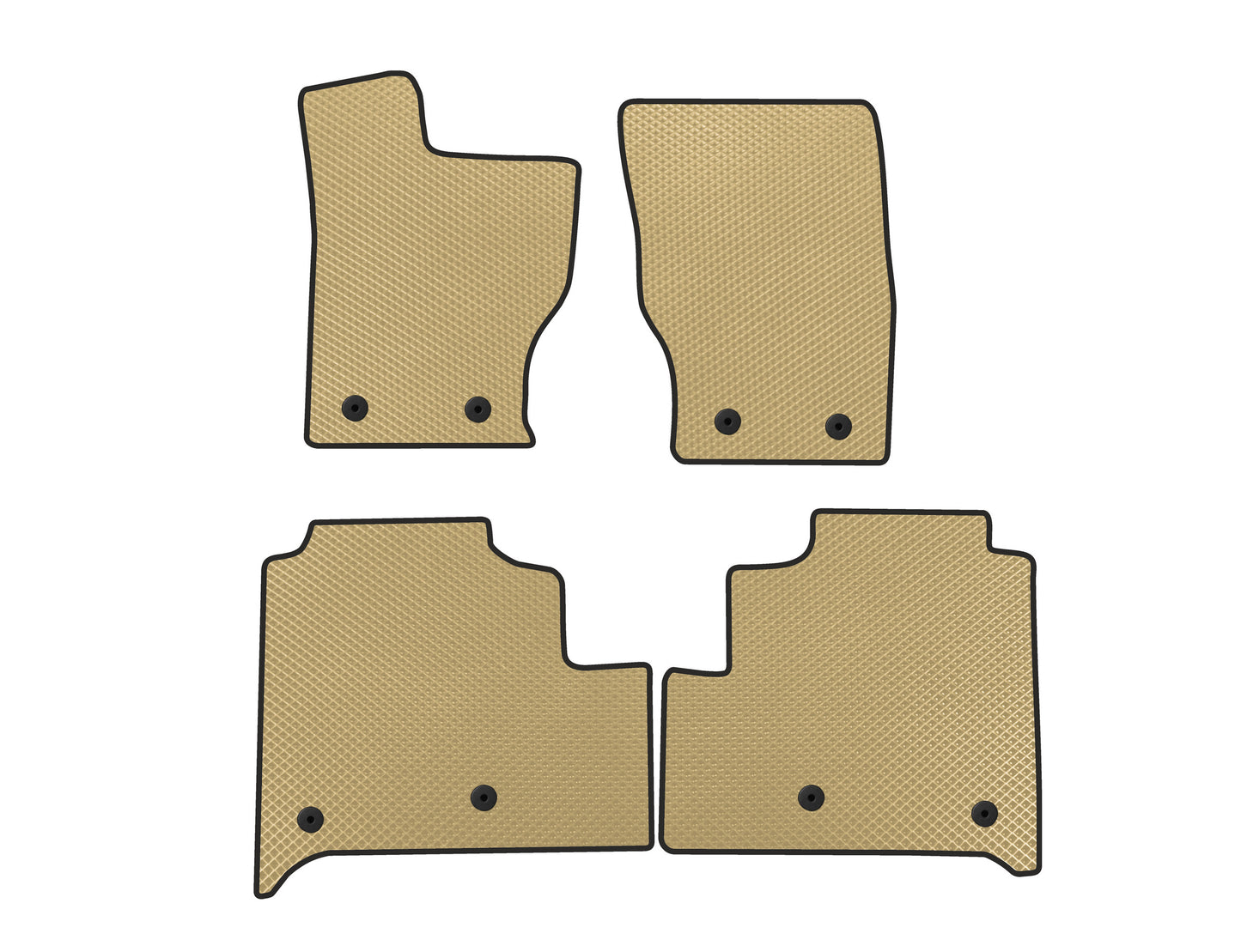 EVA Car Mats (Long, Hybrid, Beige) for Range Rover IV L405 2013-2021 - image 1
