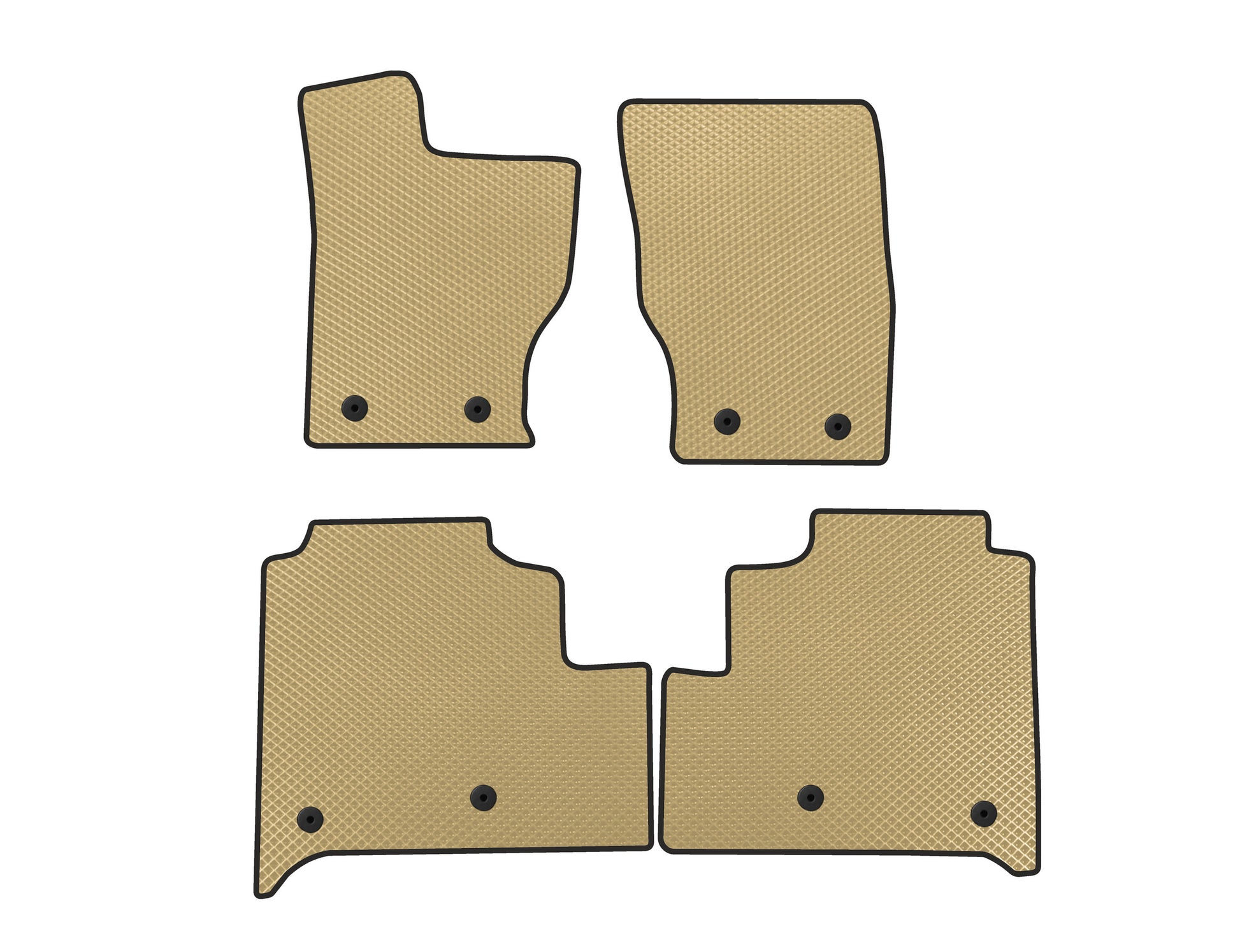 EVA Car Mats (Long, Hybrid, Beige) for Range Rover IV L405 2013-2021 - image 1