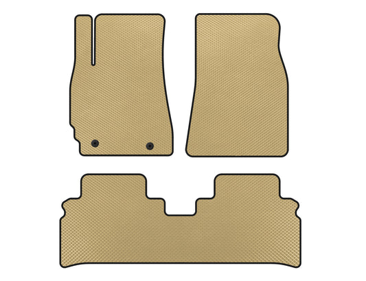 EVA Floor Mats (Beige) for Toyota Highlander 2000-2008 - image 1
