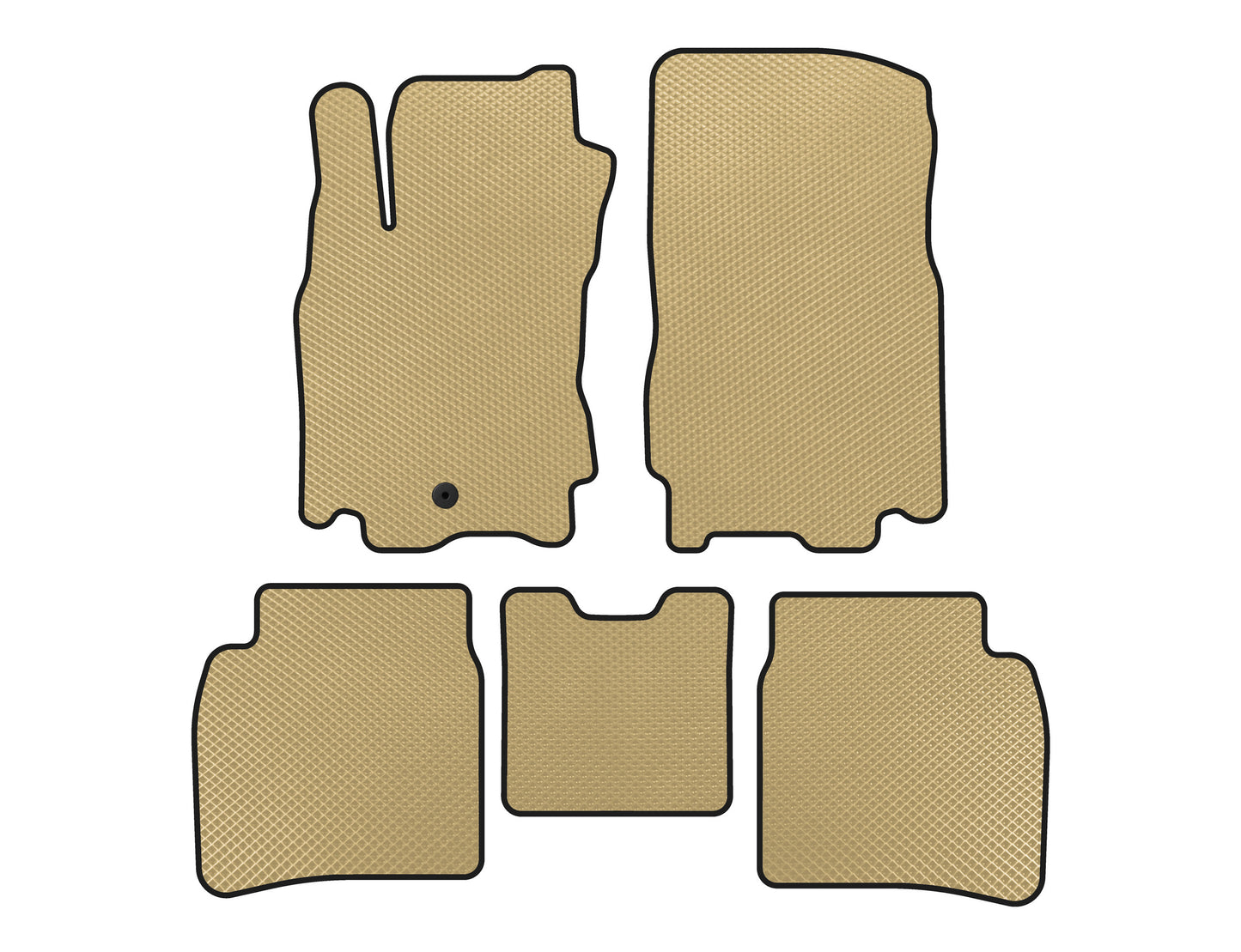 EVA Floor Mats (Beige) for Nissan Note 2004-2012 - image 1