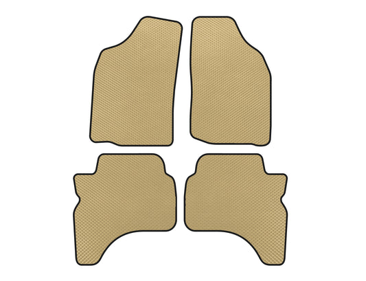 EVA Floor Mats (Beige) for Mitsubishi L200 1996-2006 - image 1