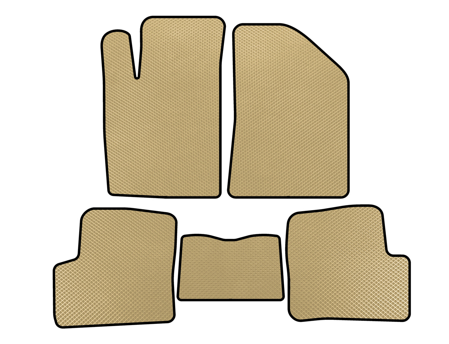 EVA Floor Mats (Beige) for Geely FC 2006-2011 - image 1