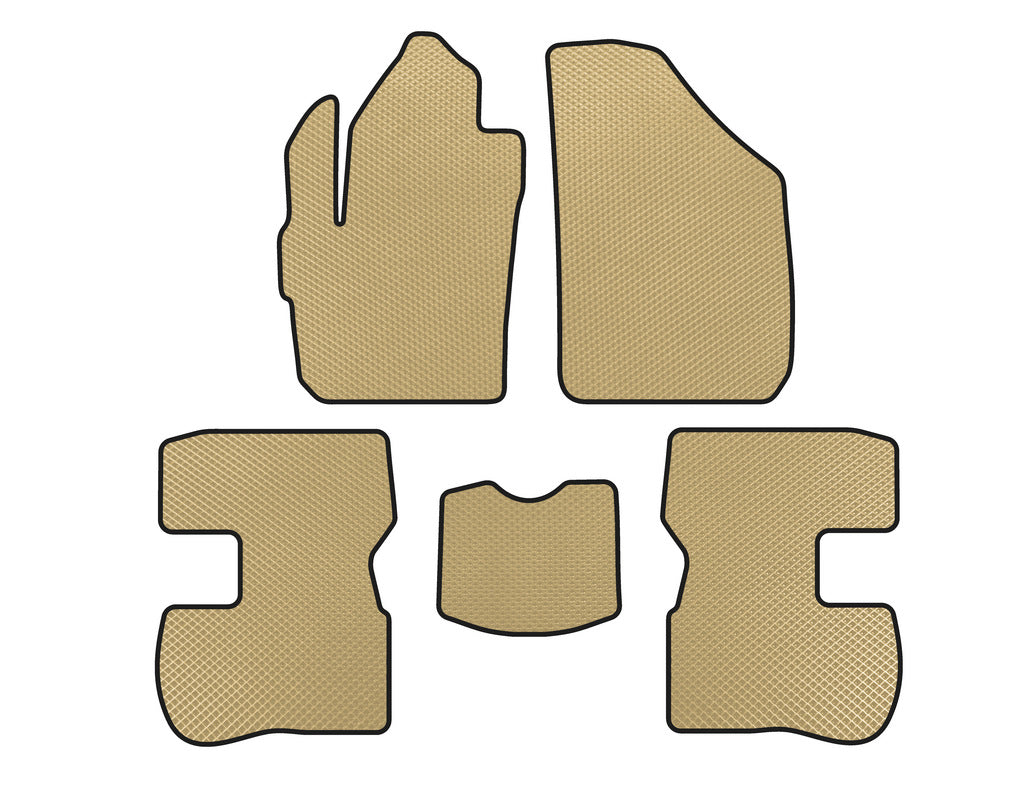 EVA Floor Mats (Beige) for Chery Kimo 2007-2015 - image 1