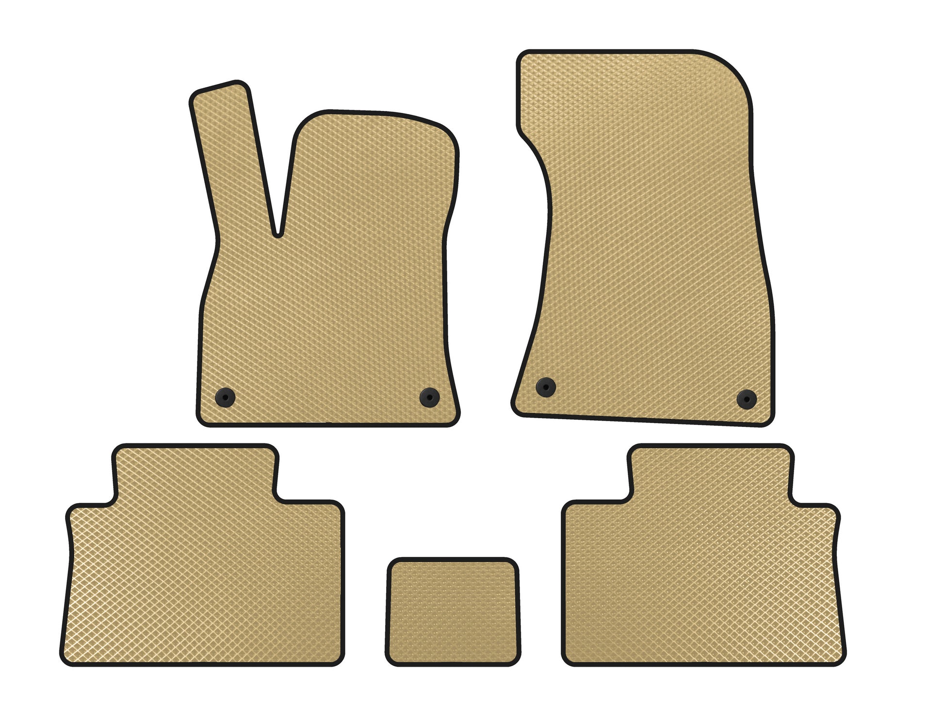 EVA Floor Mats (Sportback, Beige) for Audi e-Tron 2018-2022 - image 1