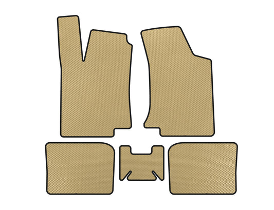 EVA Floor Mats (HB, 3-Door, Beige) for Volkswagen Golf 3 1991-2001 - image 1