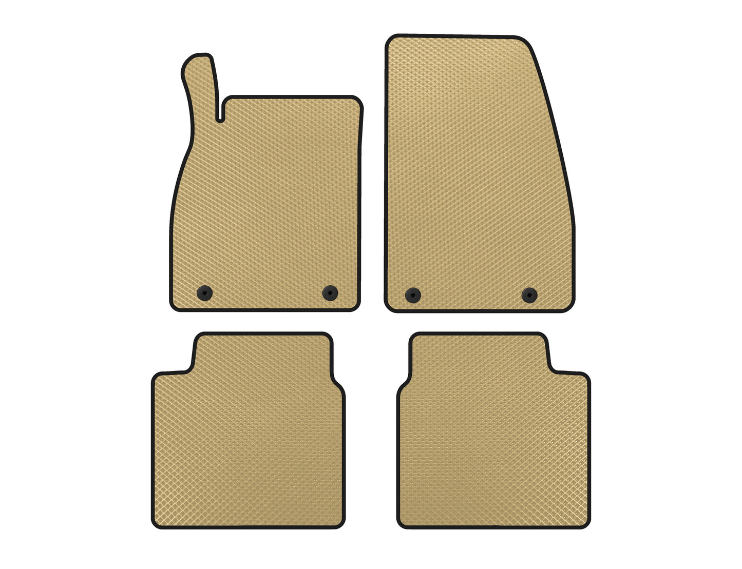 EVA Floor Mats (Beige) for Saab 9-5 2010-2012 - image 1
