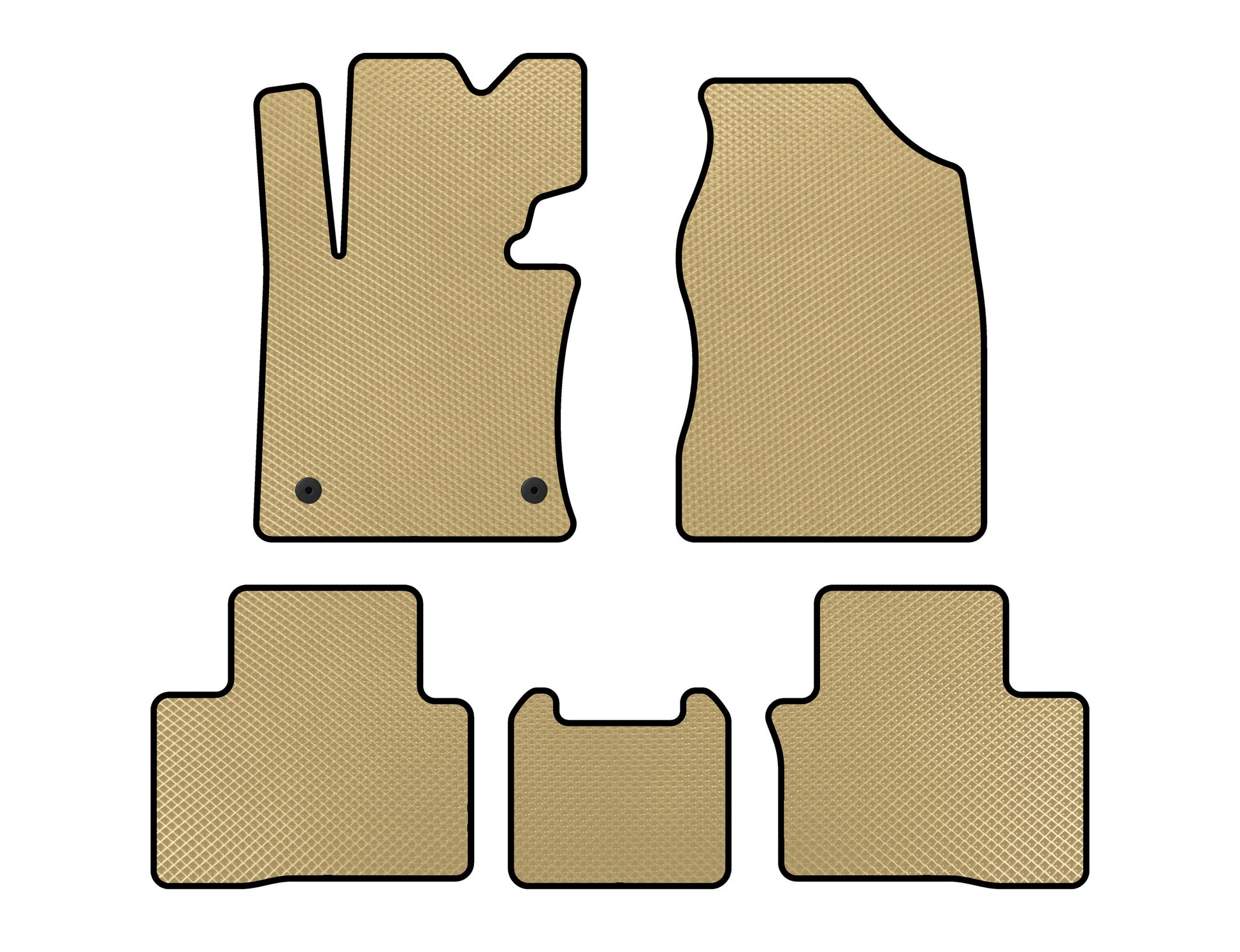 EVA Floor Mats (Beige) for SsangYong Tivoli 2015- - image 1