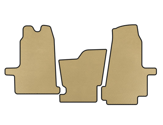 EVA Floor Mats (2000-2006, Automatic, Beige) for Ford Transit 2000-2014 - image 1