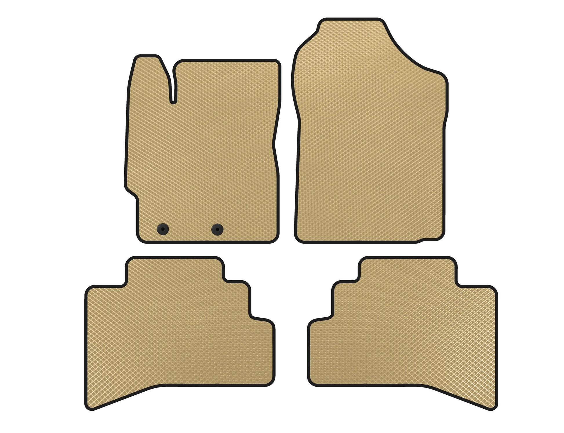EVA Floor Mats (Beige) for Toyota Prius C 2012-2019 - image 1