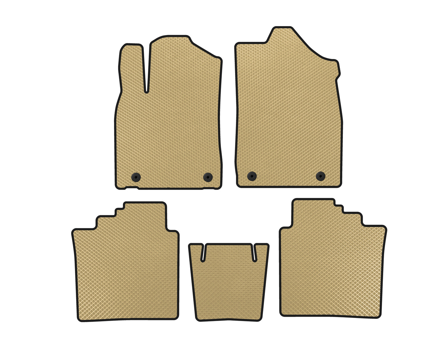 EVA Floor Mats (Beige) for Lexus ES 2012-2018 - image 1