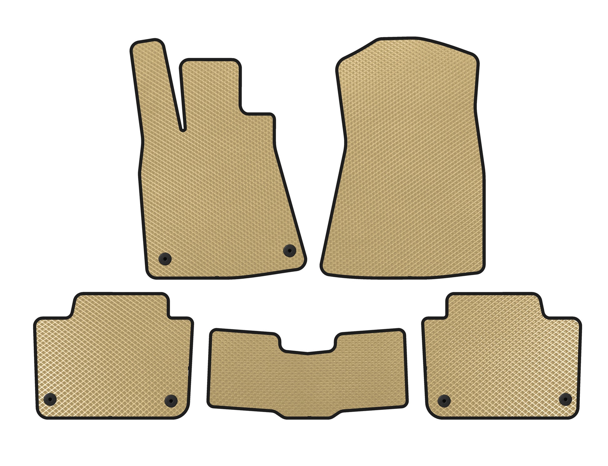 EVA Floor Mats (SD, Beige) for Lexus GS 2005-2011 - image 1