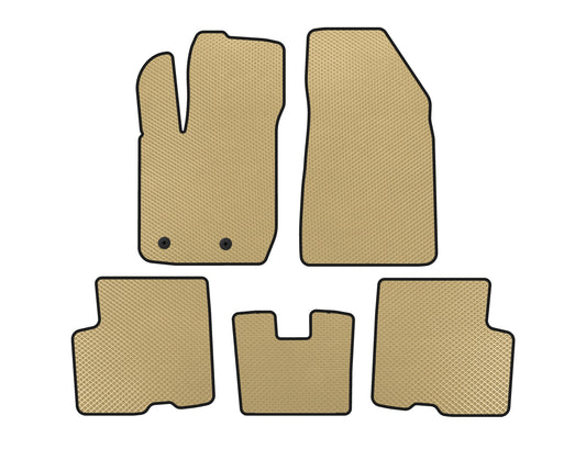 EVA Floor Mats (Front-Wheel Drive, Beige) for Renault Arkana 2019- - image 1