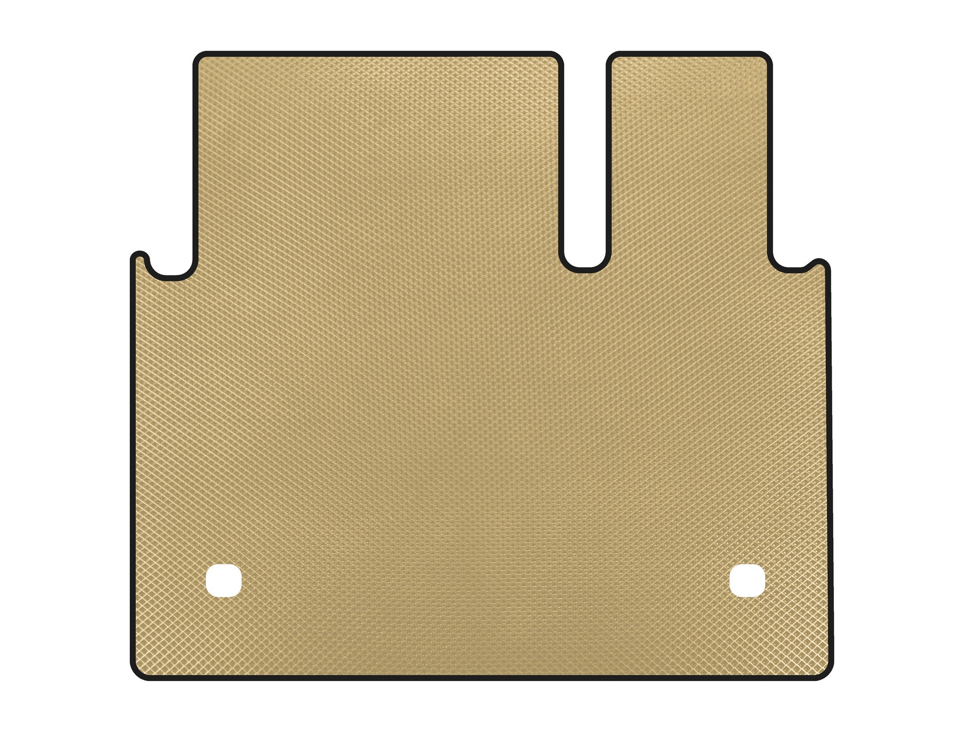 Trunk Mat (2012-2016, 1+1, Beige) for Peugeot Expert 2007-2016 - image 1